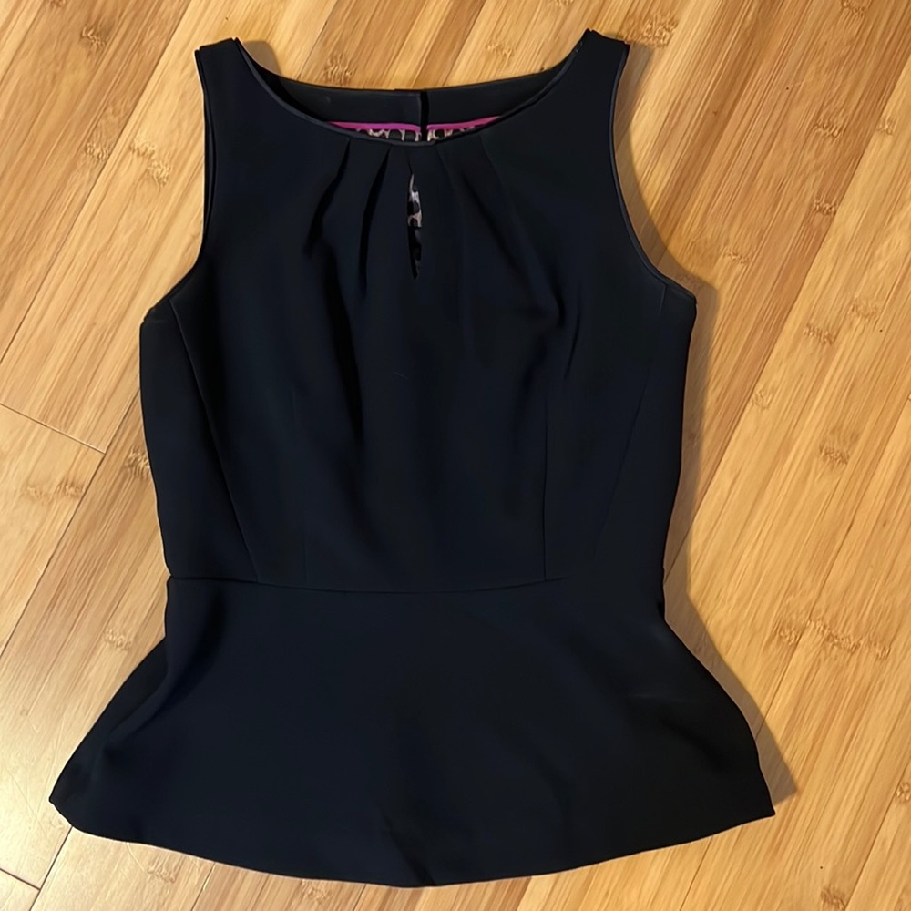 White House Black Market * Peplum Blouse ▫️▪️
